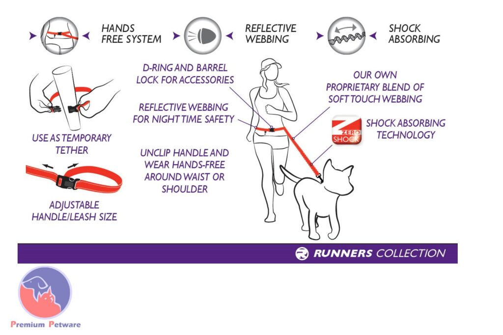 EZYDOG ROAD RUNNER LITE LEASH Premium Petware